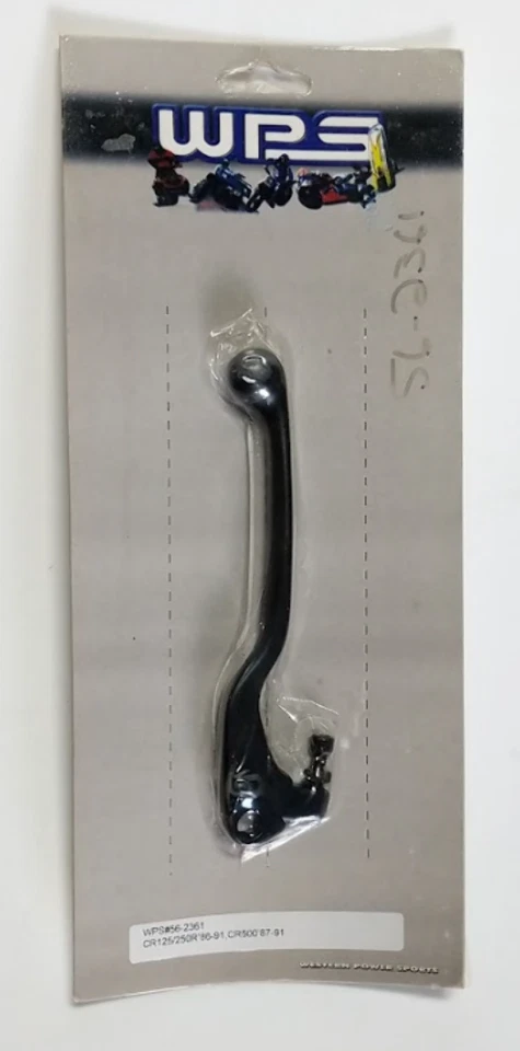Alavanca de freio preta 1986-1991 Honda CR125R CR250R CR500R WPS 56-2361 - Imagem 1 de 4