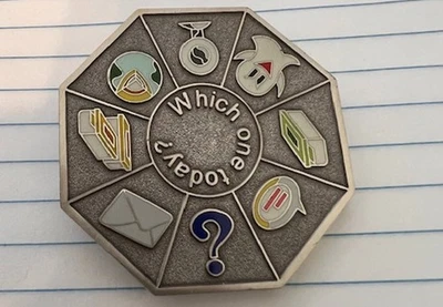 ¿Cuál hoy? Spinning Top Geocoin - Nuevo y sin activar Foto 1 de 2