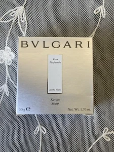 Jabón Bvlgari Eau Parfumee au the Vert Blanc Savon 1,76 OZ NUEVO EN STOCK todavía tiene aroma - Imagen 1 de 5