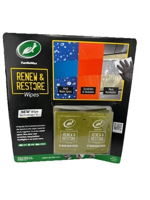 Turtle Wax Renew Restore Wipes Oxidation Spot Remover for Paint 12 Wipes - Image 1 of 4