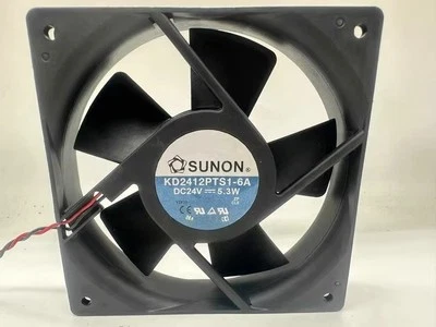 NEW SUNON KD2412PTS1-6A 12025 24V 5.3W 12cm Cooling Fan - Image 1 of 3