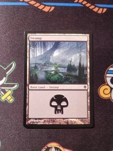 EXACT CARD PICTURED Swamp C13 0347 MTG Commander 2013 Eng Non-F - Picture 1 of 2