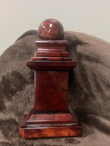 Vintage Genuine Alabaster Book End 10” Tall - Picture 1 of 5