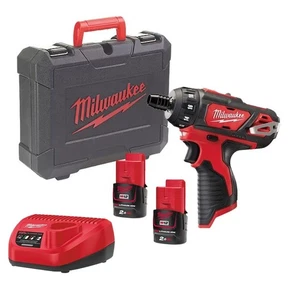 Milwaukee M12BD-202C 12V Sub Compact Screwdriver Kit 2X 2.0Ah - Picture 1 of 2