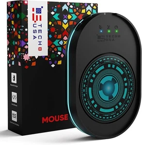 🖱️ TECH8 USA Dual Disc Mouse Mover Jiggler, No Software, Random Movement - Picture 1 of 3