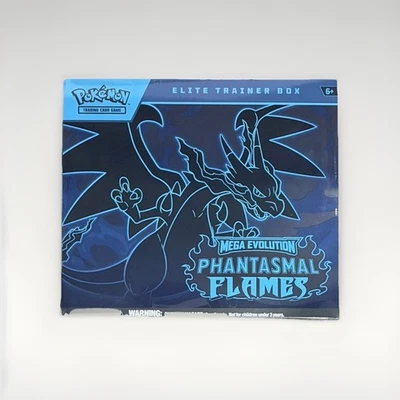 Pokémon Mega Evolución Llamas Fantasmales Elite Entrenador Caja ETB Sellado Se envía lo antes posible Foto 1 de 2