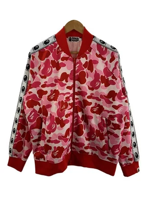 A BATHING APE Jacket L Polyester Pink Camouflage 001swj201010m From Japan - Image 1 of 4