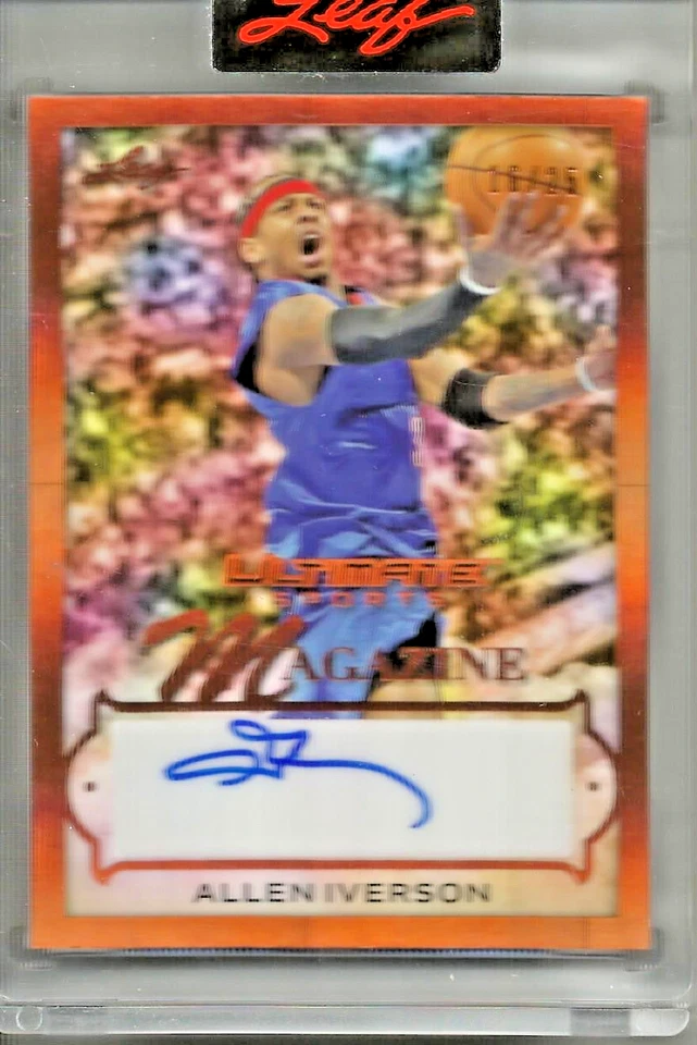 Allen Iverson 2024 Leaf Ultimate Sports Magazine Autograph #16/25 - image 1 of 1