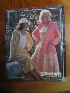KNITWIT PATTERN NO. 3000 LADIES CLASSIC SUITS 6 TO 22 **** MUST SEE * - Picture 1 of 3