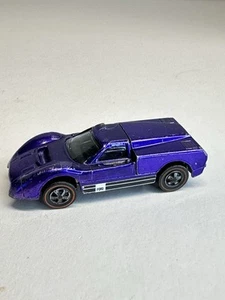 Vintage 1967 Hot Wheels Redline Ford J - Car Purple with Dark Interior USA - Picture 1 of 23