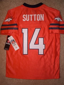 (2025-2026) Broncos COURTLAND SUTTON nfl Jersey YOUTH KIDS BOYS (m-medium 8-10) - Picture 1 of 3