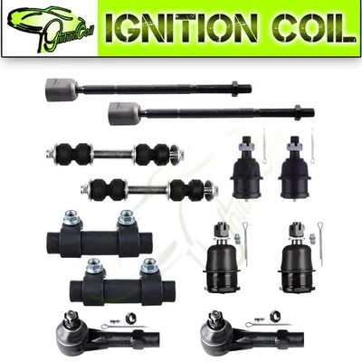 12 x Front Ball joint Tie Rods Sway Bar link For 1991-1996 Dodge Dakota 2WD Foto 1 de 4