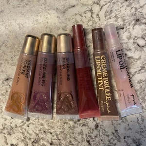 Victoria’s Secret & PINK Lipgloss Lip Oil Tint Set Of 6 Flavor Lip Gloss - Picture 1 of 8
