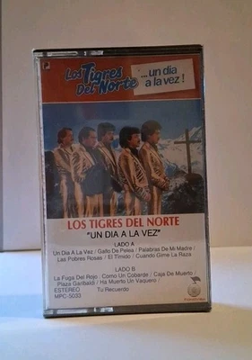 Los Tigre Del Norte "Un Dia A La Vez" (Cassette Tape, 1984) OOP ~ NOS - Image 1 of 3