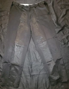 Black Puritan Slacks Pants 38/32 - Picture 1 of 2
