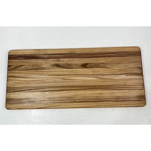Handcrafted Wood Cutting Board Cheese Meat Charcuterie Made Illinois 20X9x5/8 - Picture 1 of 5