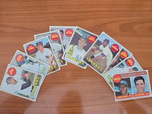 1969 Topps New York Yankees Baseball 10 card lot - EX or Better - Picture 1 of 2