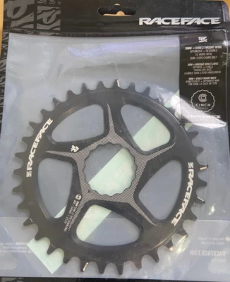 Race Face DM Wide Chainring 34T Cinch Shimano 12 Speed HG+ Chain Compatible - Image 1 of 2