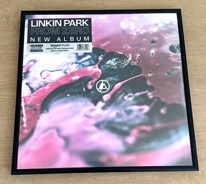 Linkin Park From Zero JB Hi-Fi AU Exclusivo Limitado Vinilo Transparente Enmarcado ¡Nuevo!! - Imagen 1 de 6