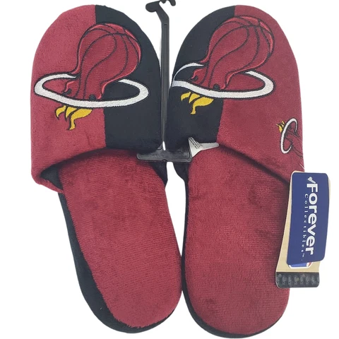 Miami Heat Men's FOCO Slippers Size 11-12 Cover
