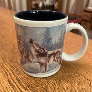 Taza de café de recuerdo temática Woodland Park Zoo Wolf de colección - Imagen 1 de 7
