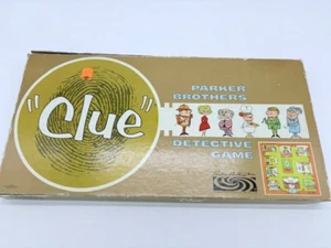 Clue Detective Brettspiel Vintage 1960 Parker Brothers Original 100% vollständig - Bild 1 von 5