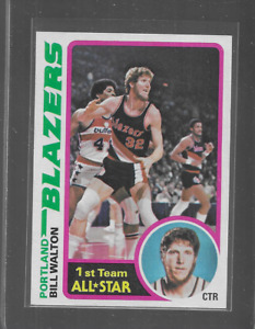 1978 TOPPS BASKETBALL # 1 BILL WALTON  NICE CARD 