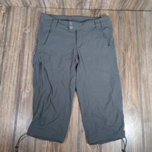 Columbia Womens Outdoor Hiking Travel Drawstring Crop Pants 112 AL8000 Size 6 - Picture 1 of 11