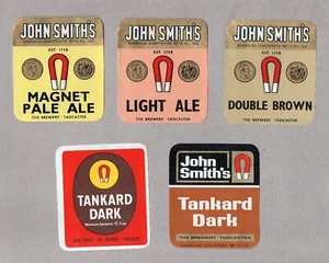 Beer Labels UK - John Smith - Tadcaster - 5 different #146 - Picture 1 of 1