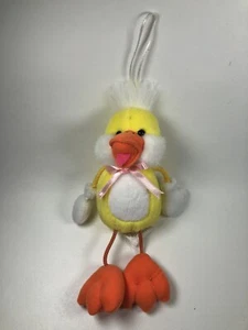 Great American Fun Corp Plush Chick Duck Easter Dangling Arms Legs 5” Yellow Toy - Picture 1 of 10
