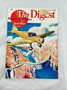 Vintage - The Digest - Literary Digest - Magazine - August 21st - 1937 - Rare - Picture 1 of 10