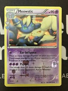 Pokemon Card - Meowstic RC15/RC32 - Holo Uncommon - Generations - Near Mint