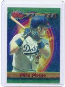1994 TOPPS FINEST #1 MIKE PIAZZA LOS ANGELES DODGERS 051519