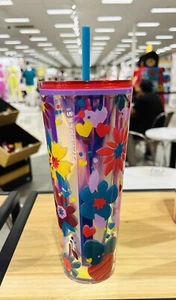 Starbucks Valentines Day Cup Love Hearts Confetti Tumbler 24oz Iridescent New - Picture 1 of 10