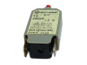 Überstromschutzschalter T11 811 Weber 1,5 A 240V AC 48V DC Schutzschalter SCH23 - Picture 1 of 3