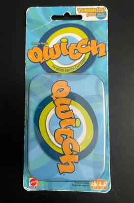 Brand New Qwitch Card Game Sealed Mattel Games Fast Paced 3 - 5 Players - Image 1 of 2
