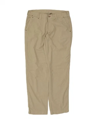THINK PINK Herren Straight Chino Hose IT 52 XL W38 L34 Beige Baumwolle AW10 - Bild 1 von 4