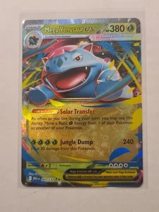 Pokemon Mega Evolution Mega Venusaur EX  3/132 Double Rare - Picture 1 of 2