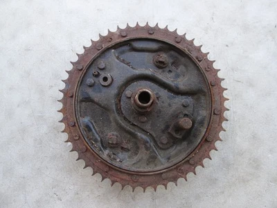 Harley-Davidson Early Juice Rear Drum Brake Assembly Panhead 1958-1961 OEM - Bild 1 von 4