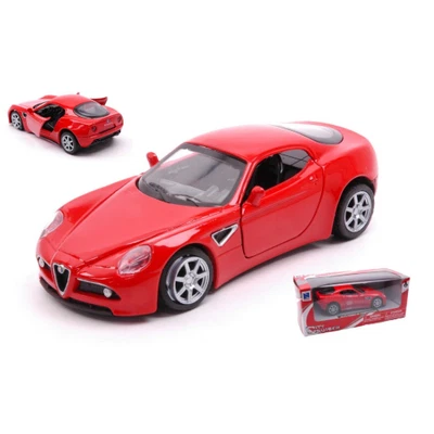 ALFA ROMEO 8C 2006 RED 1:32 New Ray Auto Stradali Modellino Nuovo - Immagine 1 di 4
