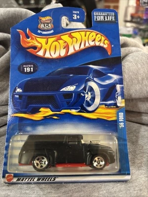 Hot Wheels 2002 #191 '56 Ford Panel Truck Flat Black 1956 - Image 1 of 2