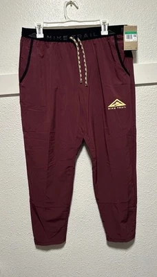 Pantalones de correr Dri-Fit para hombre talla XL Nike Trail Dawn Range granate DX0855-681 Foto 1 de 4