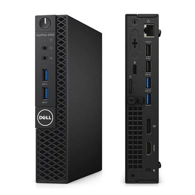 Mini computer tiny pc Dell Optiplex 3050 micro i3 6100t 8gb 120 hdmi windows 10 - Imagen 1 de 3