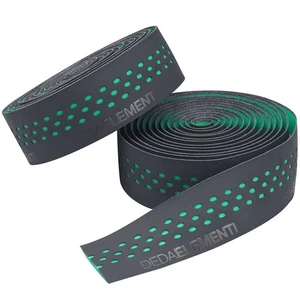 Deda Presa Handlebar Tape - Black/Green, Double-Density EVA & Perforated PU for - Picture 1 of 1