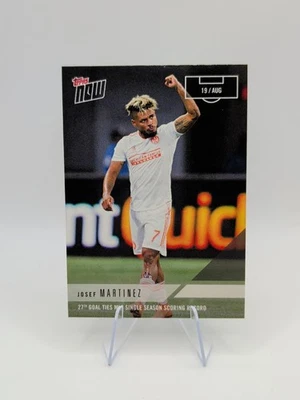 2018 Topps Now MLS #73 Josef Martinez Atlanta United FC 27th Goal Ties Single - Image 1 of 2