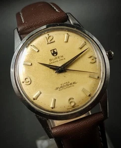 Buren Gran Prix Super Slender | Micro Rotor Automatic Vintage Watch | 1950/59 - Bild 1 von 19