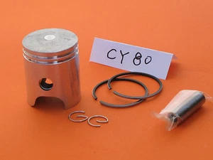 Piston 47mm x 58.6mm Rings Kit Yamaha CY 80 U7 V80 STD 2 Stroke Engine Scooter - Picture 1 of 1