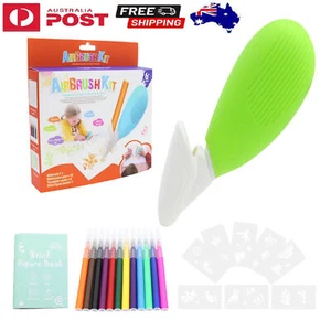 Kids Airbrush Painting Kit Toys Montessori Painting Drawing Enlightenment Toys - Picture 1 of 15