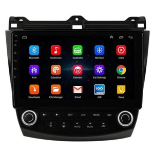 Reproductor de radio navegación GPS de 10,1" para Honda Accord 03-07 Android 13 Apple Play - Imagen 1 de 12