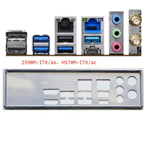Für ASRock Z590M-ITX/Achse, H570M-ITX/ac I/O Shield Rückplatte Blende Halterung - Bild 1 von 1